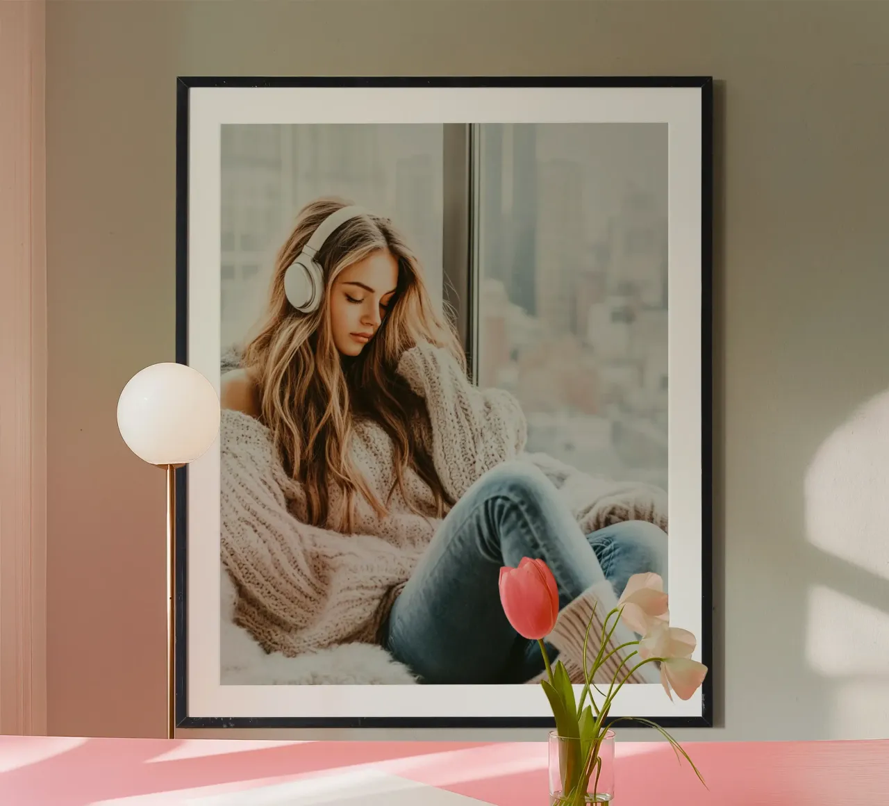 Blush Serenity poster da PhotoVibe Decor