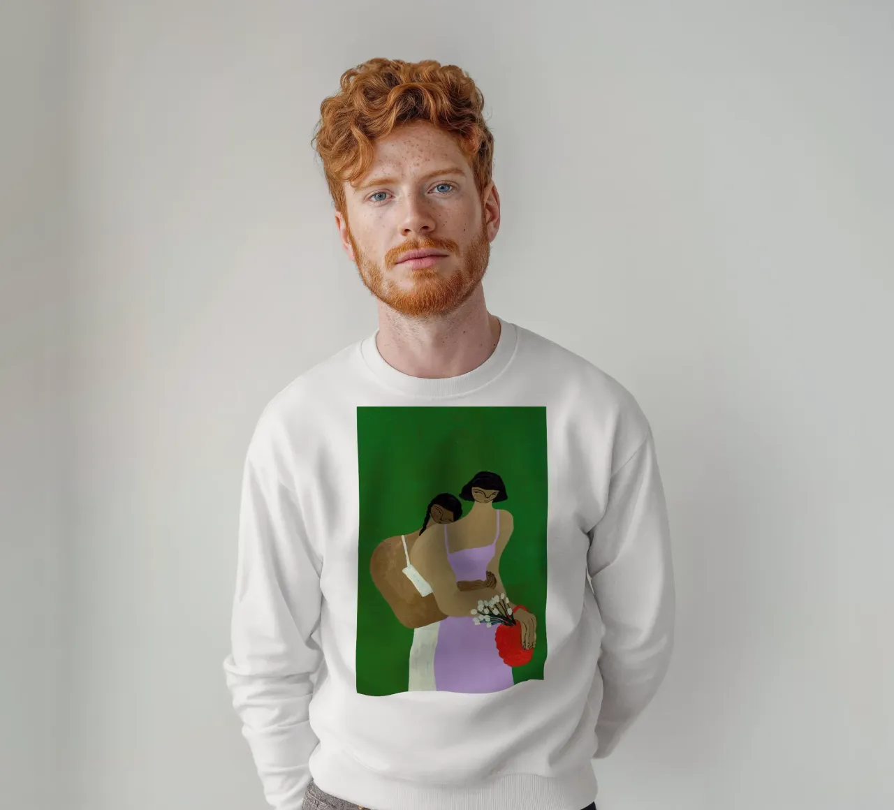 Flowers are always a good Idea felpa da Nudes and Croissants