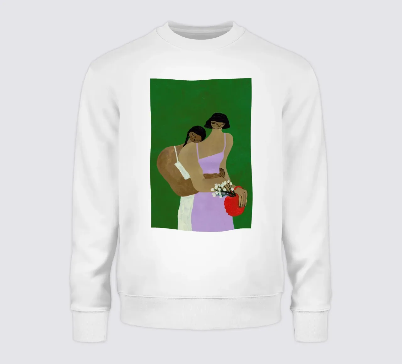 Flowers are always a good Idea felpa da Nudes and Croissants