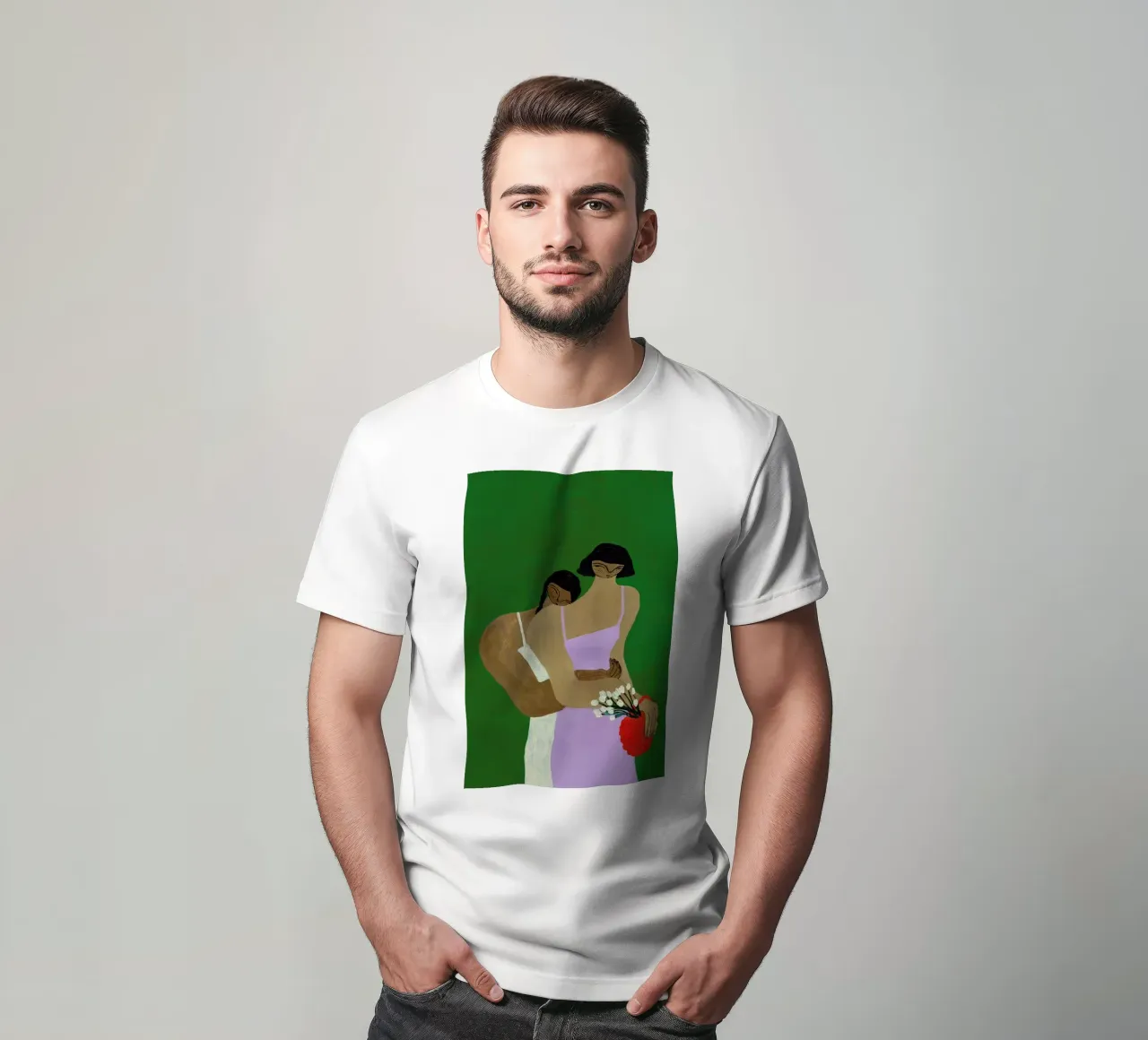Flowers are always a good Idea t-shirt da Nudes and Croissants