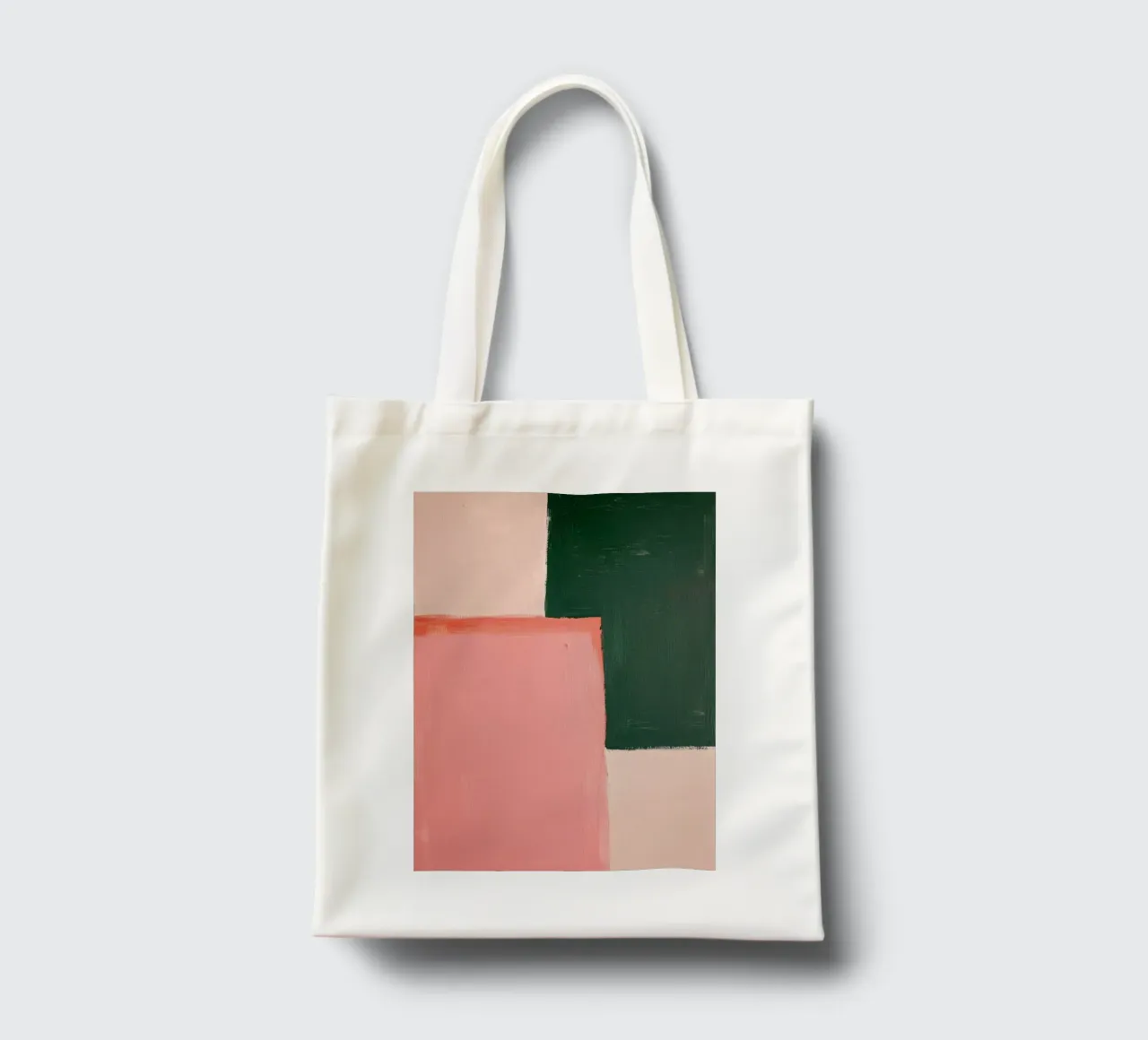 Blocchi di colore rosa e verde borsa in juta da Euphoria Theresa