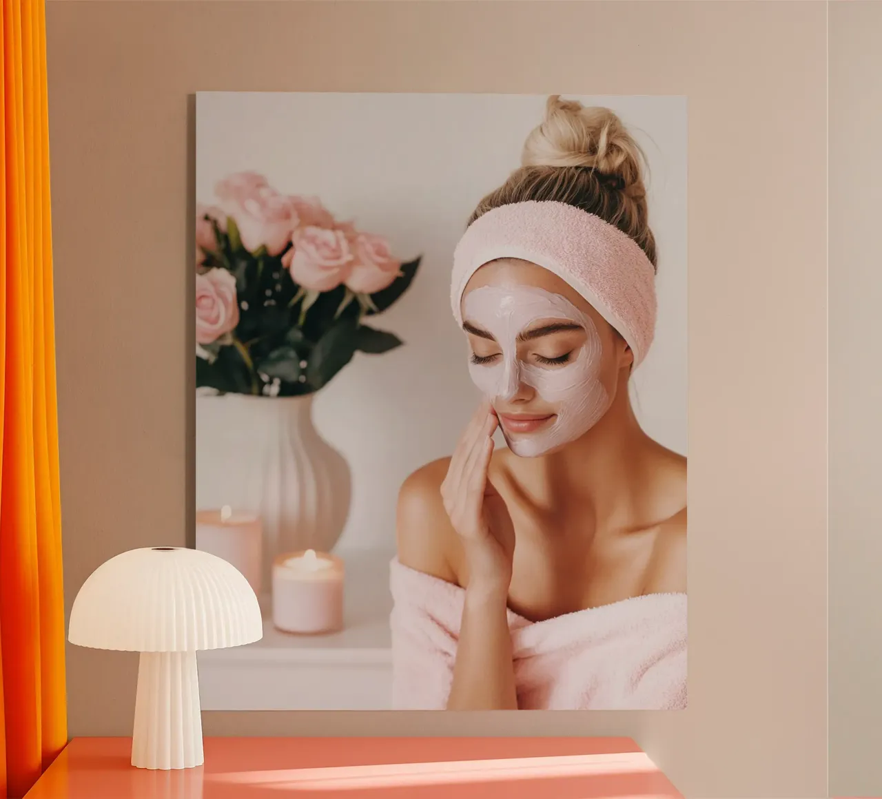 Blush Serenity plexiglass da PhotoVibe Decor