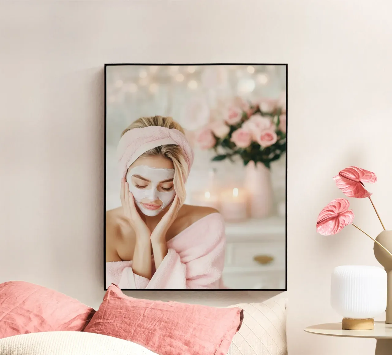 Blush Serenity plexiglass da PhotoVibe Decor