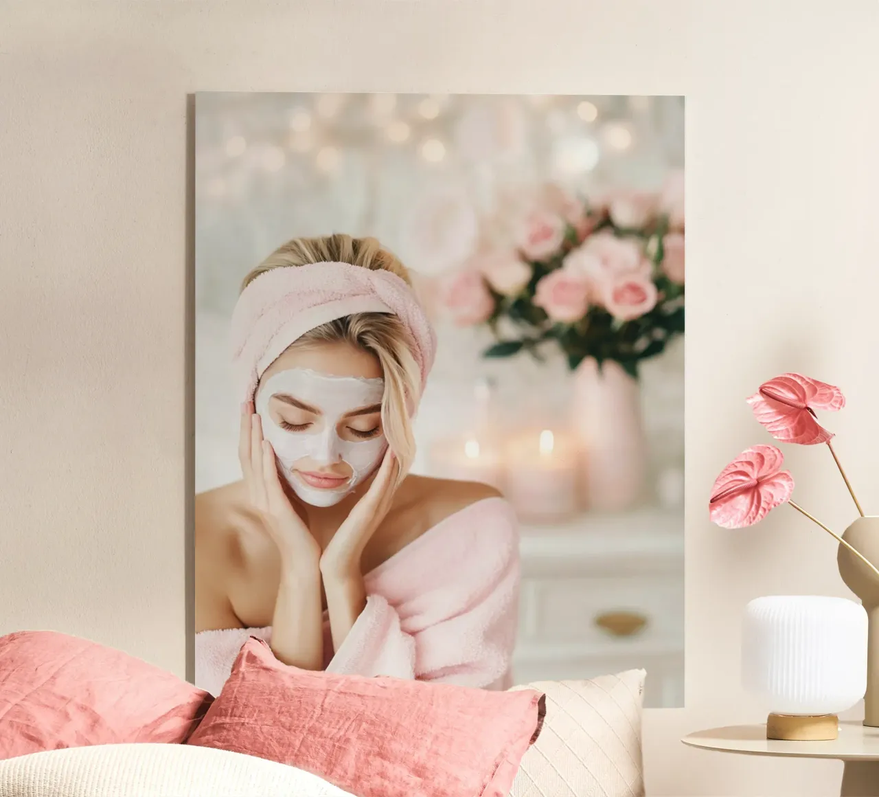 Blush Serenity plexiglass da PhotoVibe Decor