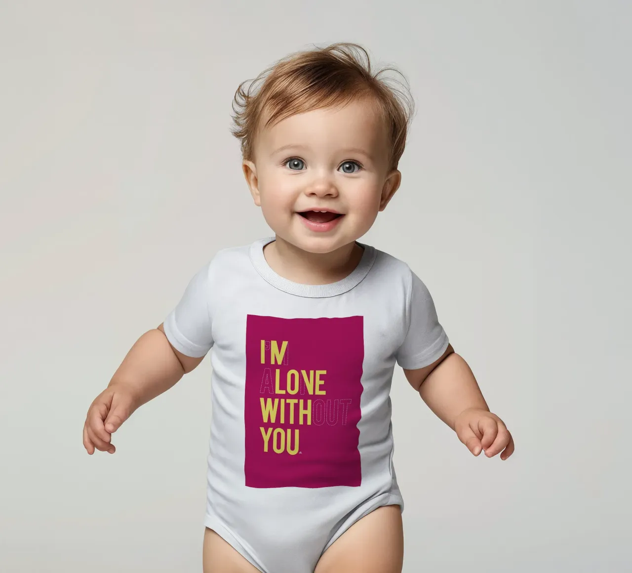 In love with you body neonato maniche corte da Viktor Hertz