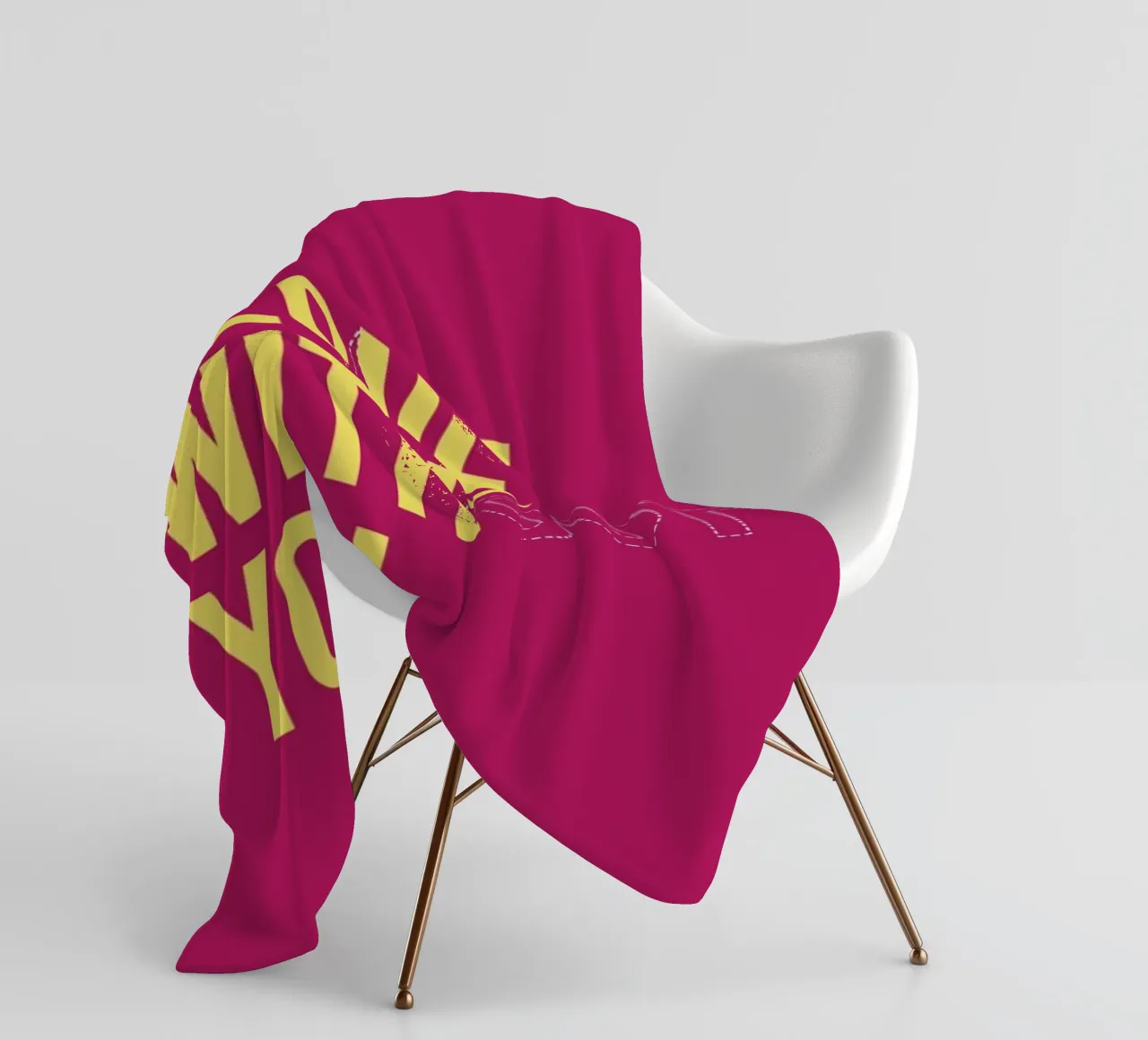 In love with you fleece blanket by Viktor Hertz