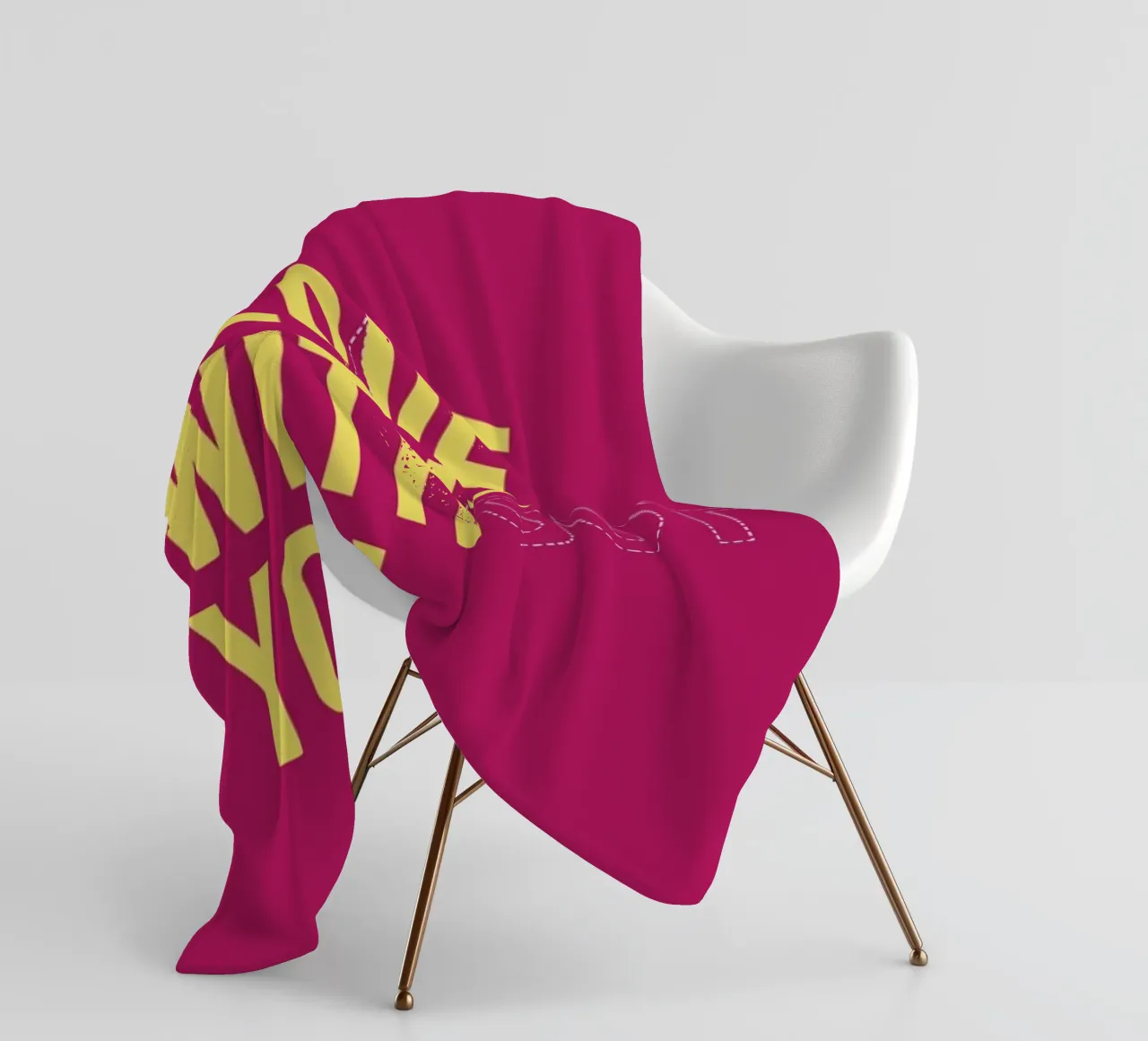 In love with you fleece blanket by Viktor Hertz