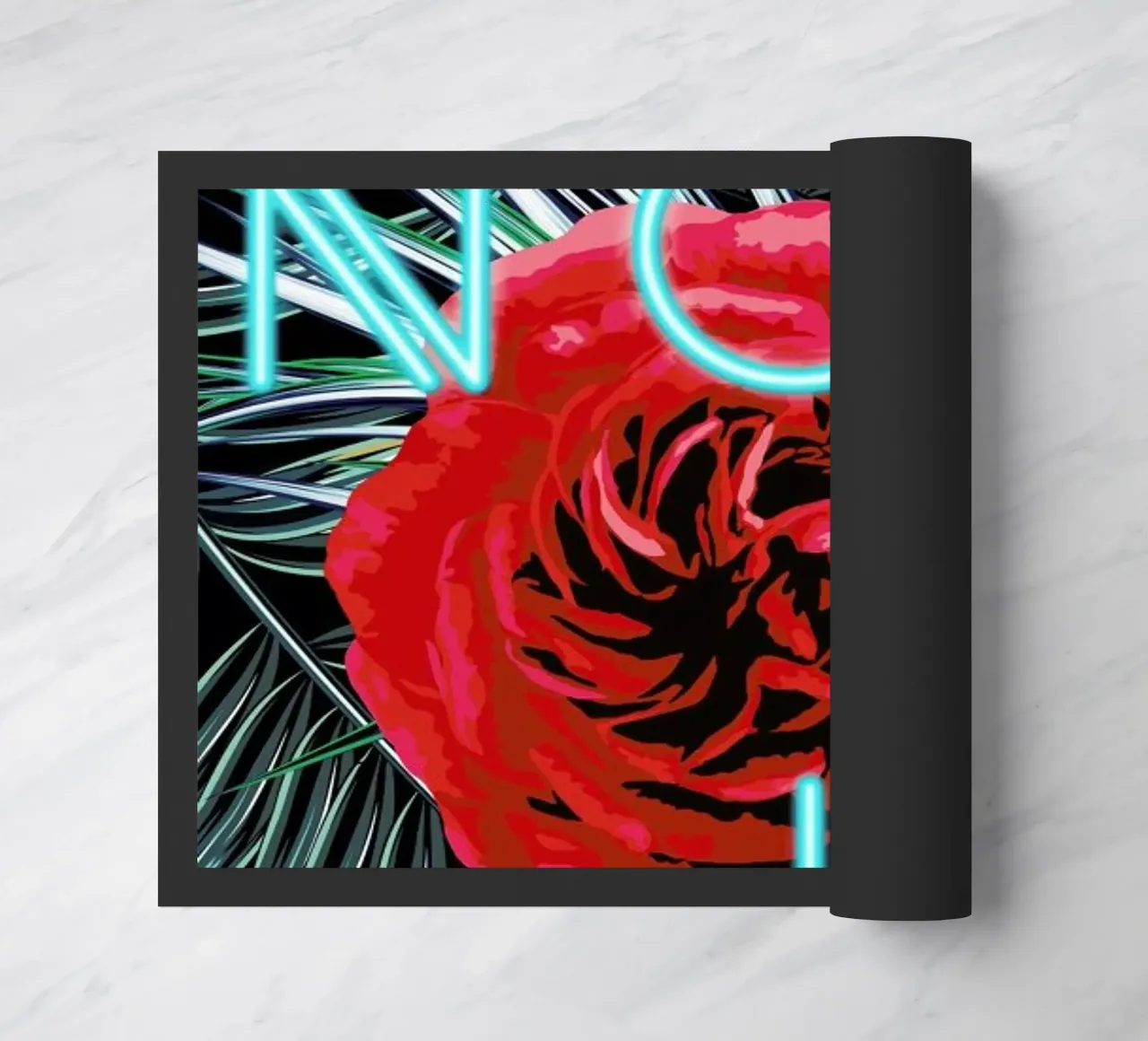 Noir doormat by Mayka ienova