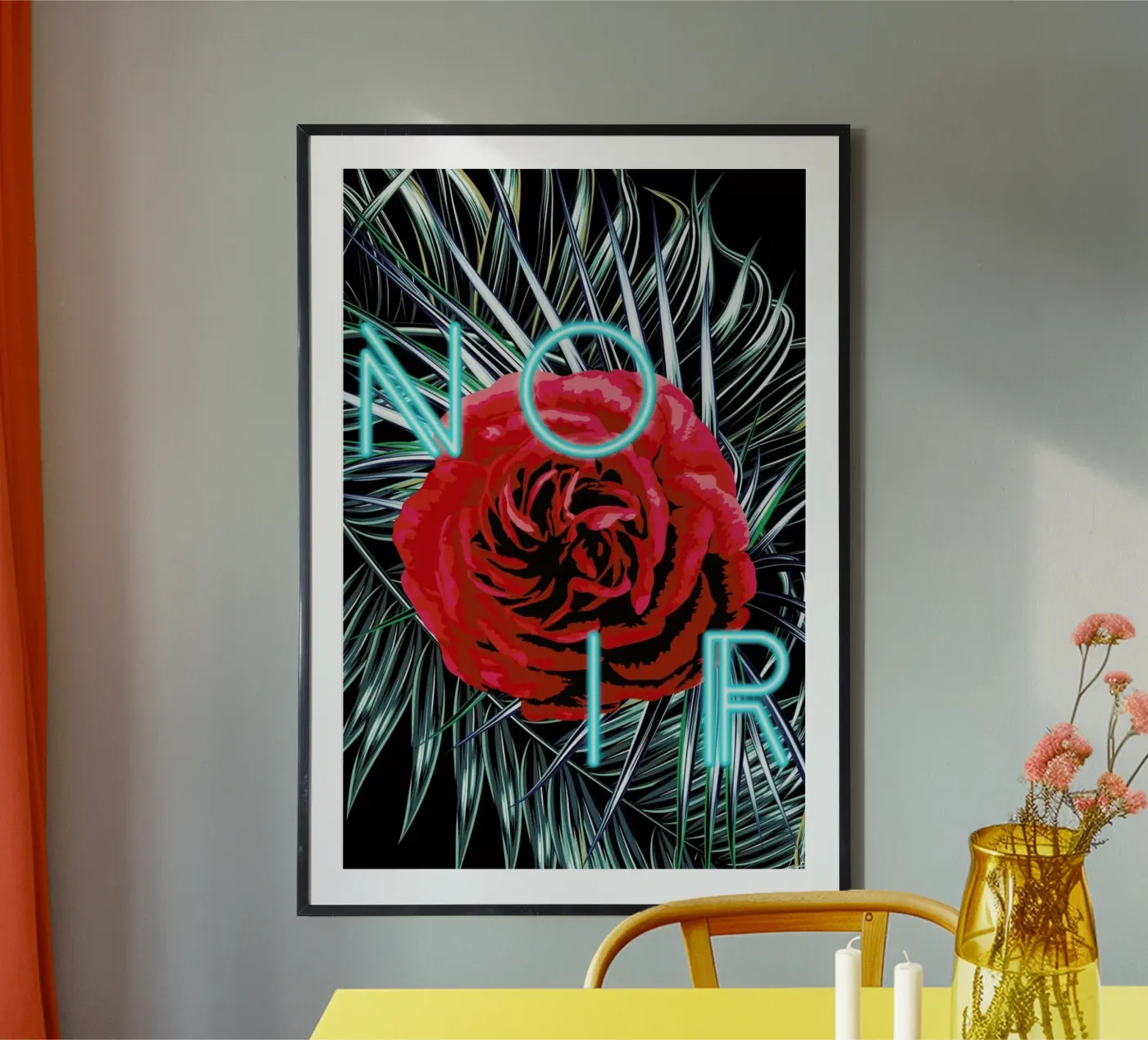 Noir poster van Mayka ienova