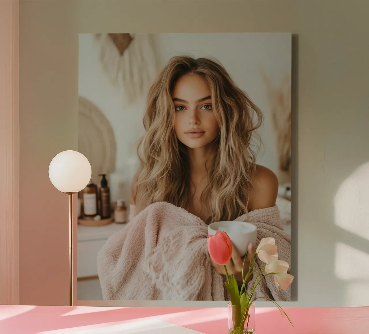 Blush Serenity tela da PhotoVibe Decor