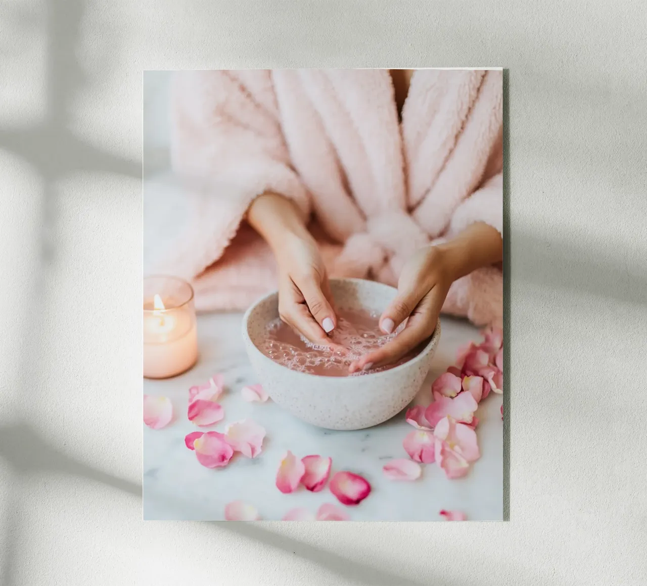 Blush Serenity plexiglass da PhotoVibe Decor