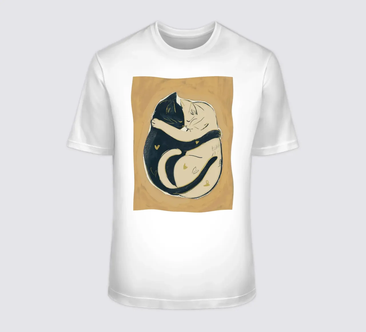 Gatti innamorati t-shirt da ThingDesign