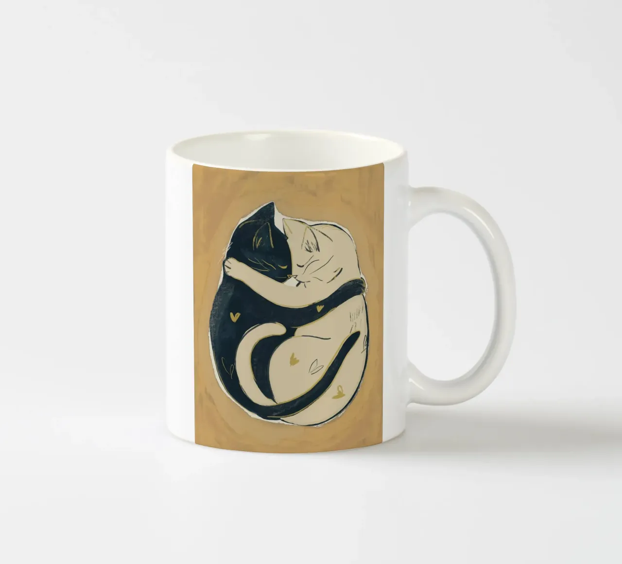 Gatti innamorati tazza in ceramica da ThingDesign