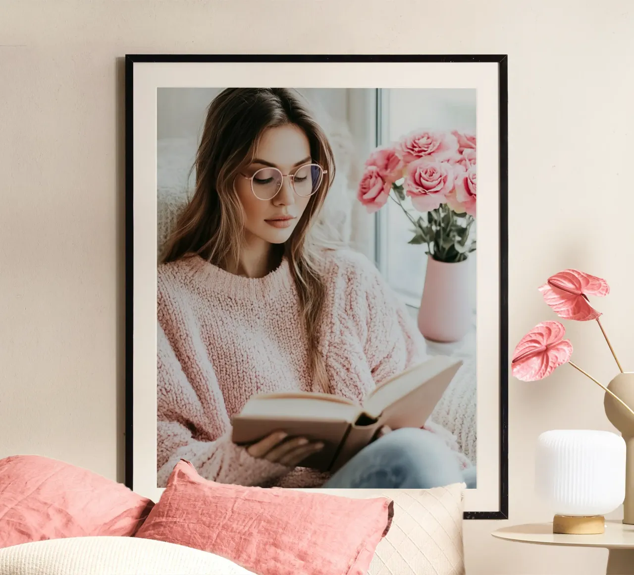 Blush Serenity poster da PhotoVibe Decor