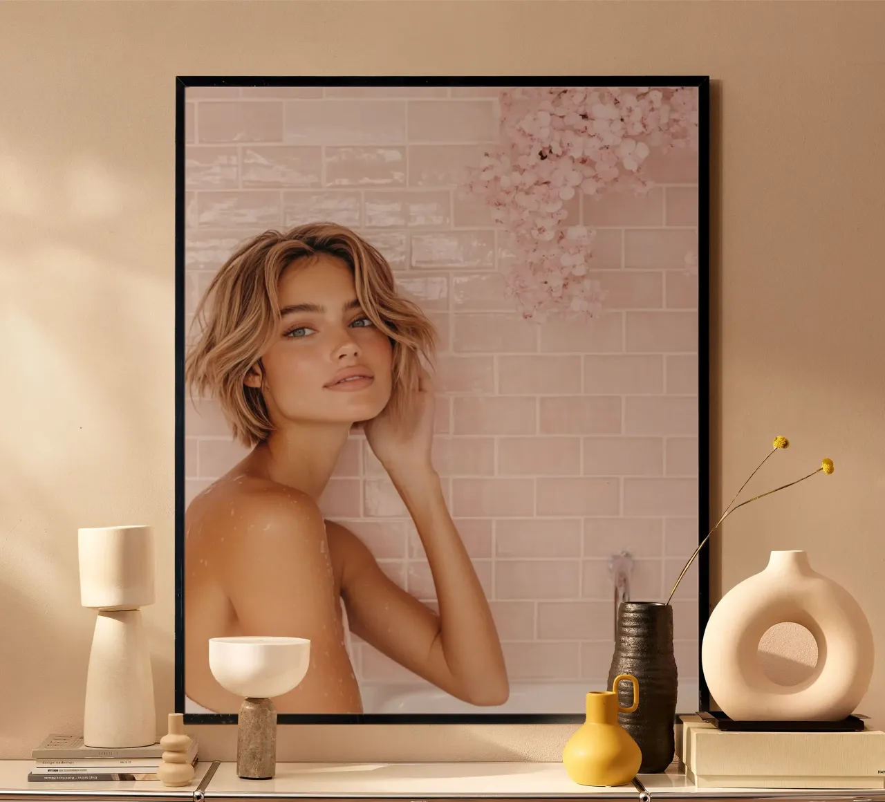 Blush Serenity poster da PhotoVibe Decor