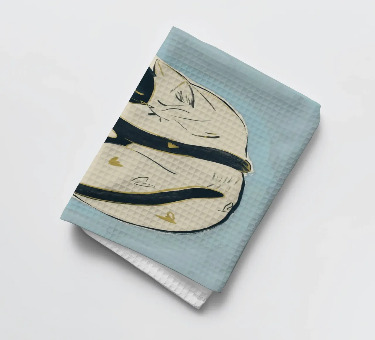 Gatti innamorati canovaccio da cucina da ThingDesign