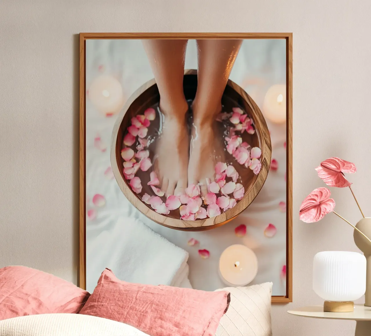 Blush Serenity pannello forex da PhotoVibe Decor