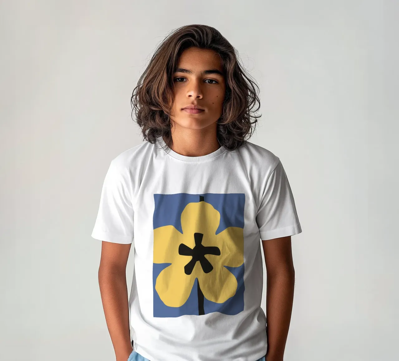 Asterisco grafico in fiore t-shirt bambini da Moonlite Desire