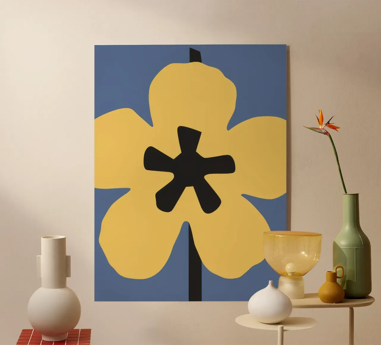 Asterisco grafico in fiore plexiglass da Moonlite Desire