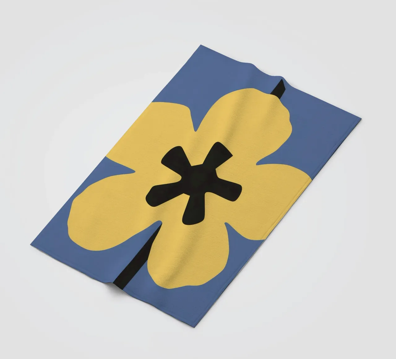 Asterisco grafico in fiore coperta in pile da Moonlite Desire