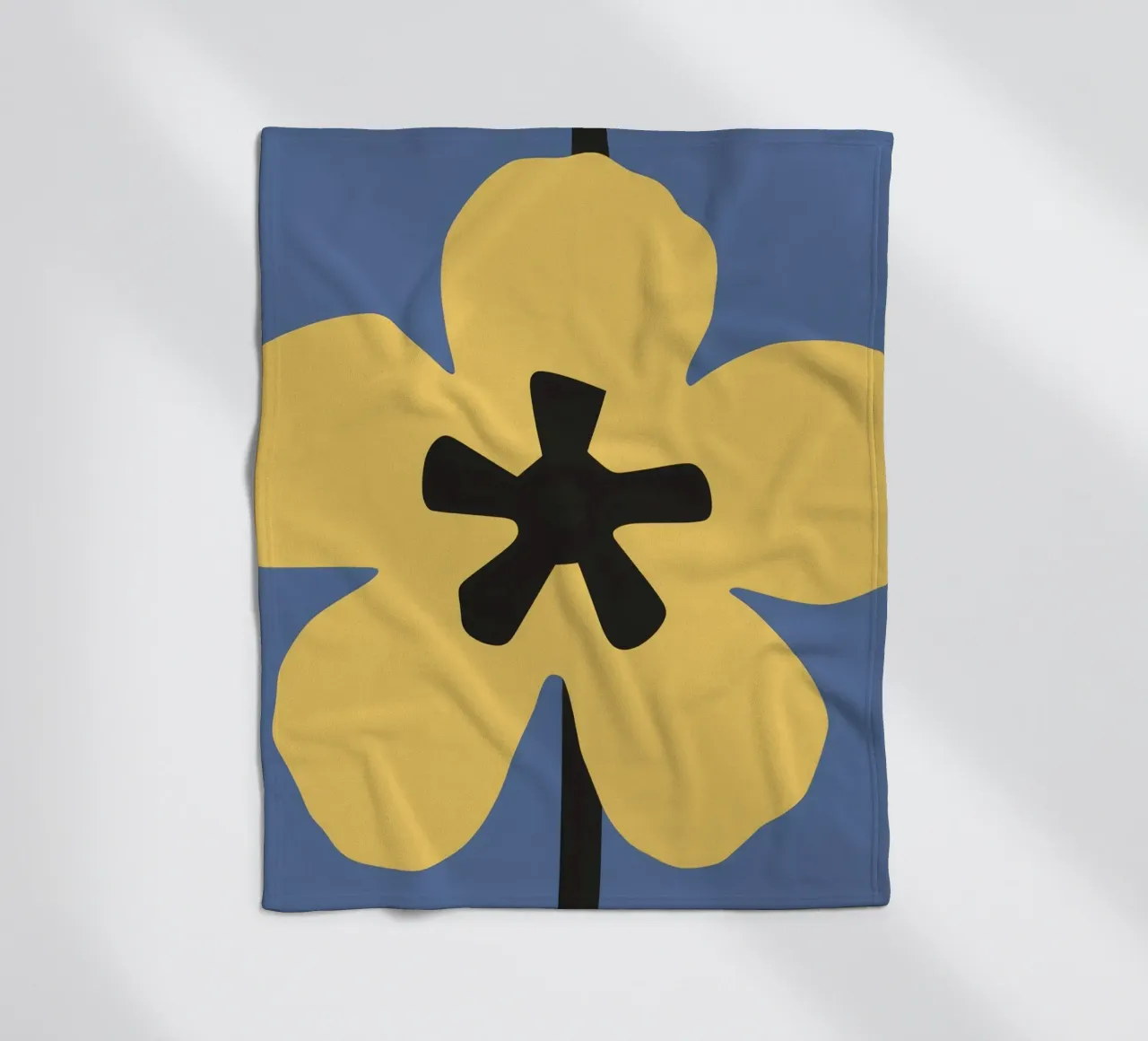 Asterisco grafico in fiore coperta in pile da Moonlite Desire