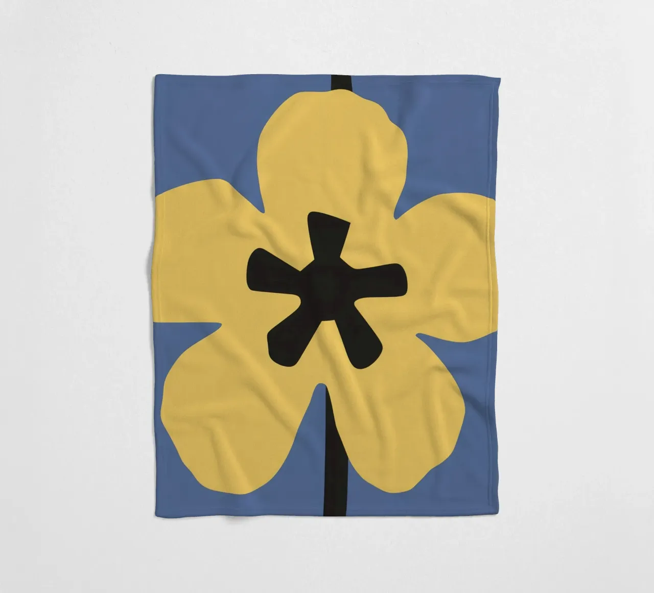 Asterisco grafico in fiore coperta in pile da Moonlite Desire