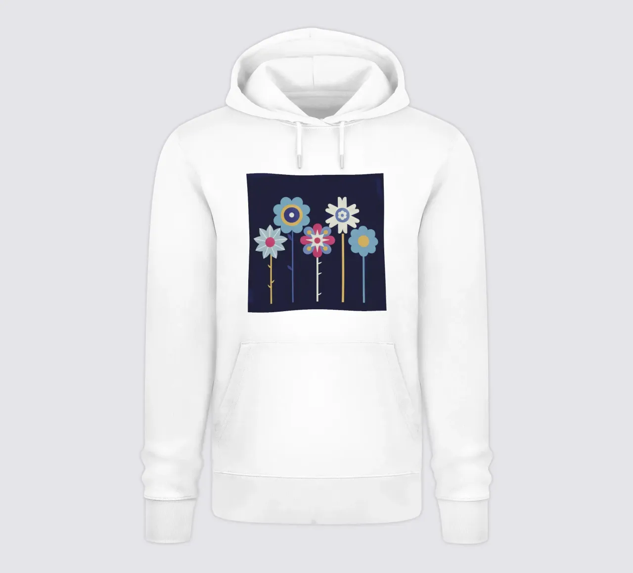 Fila di fiori stravaganti felpa con cappuccio da Moonlite Desire