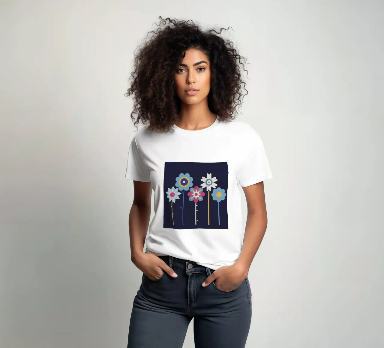 Fila di fiori stravaganti t-shirt da Moonlite Desire