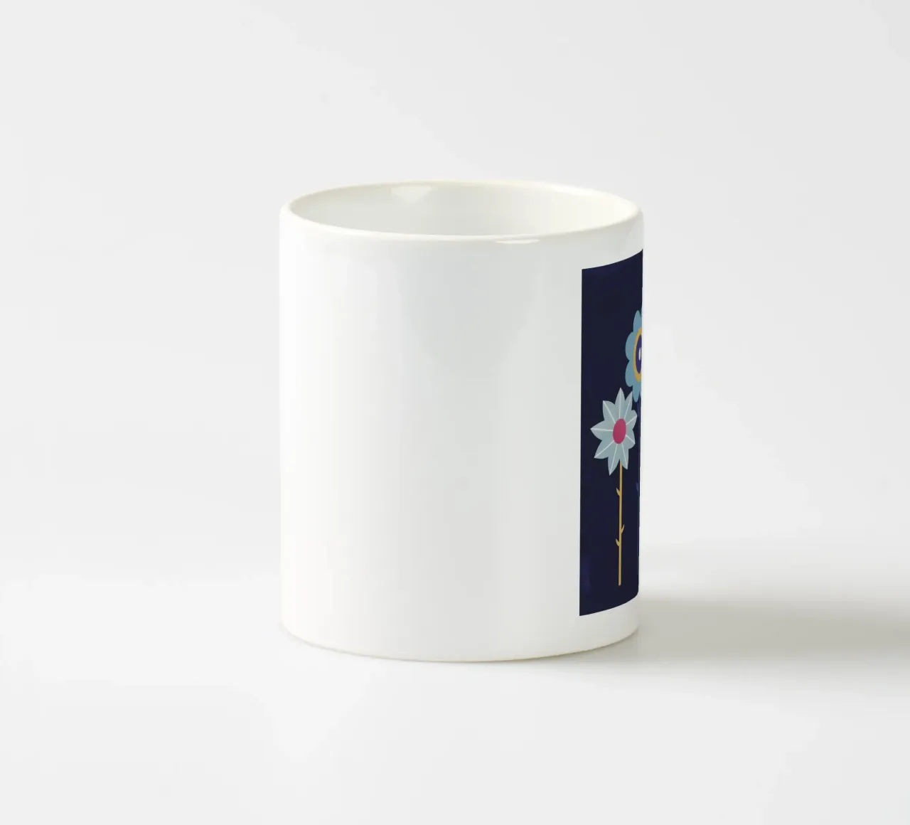 Fila di fiori stravaganti tazza in ceramica da Moonlite Desire