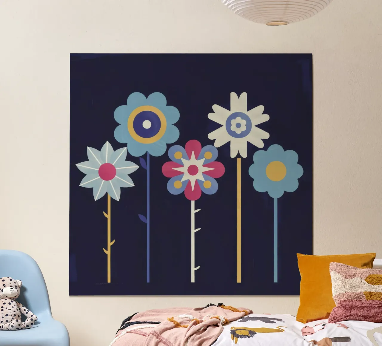 Fila di fiori stravaganti carta hahnemühle da Moonlite Desire
