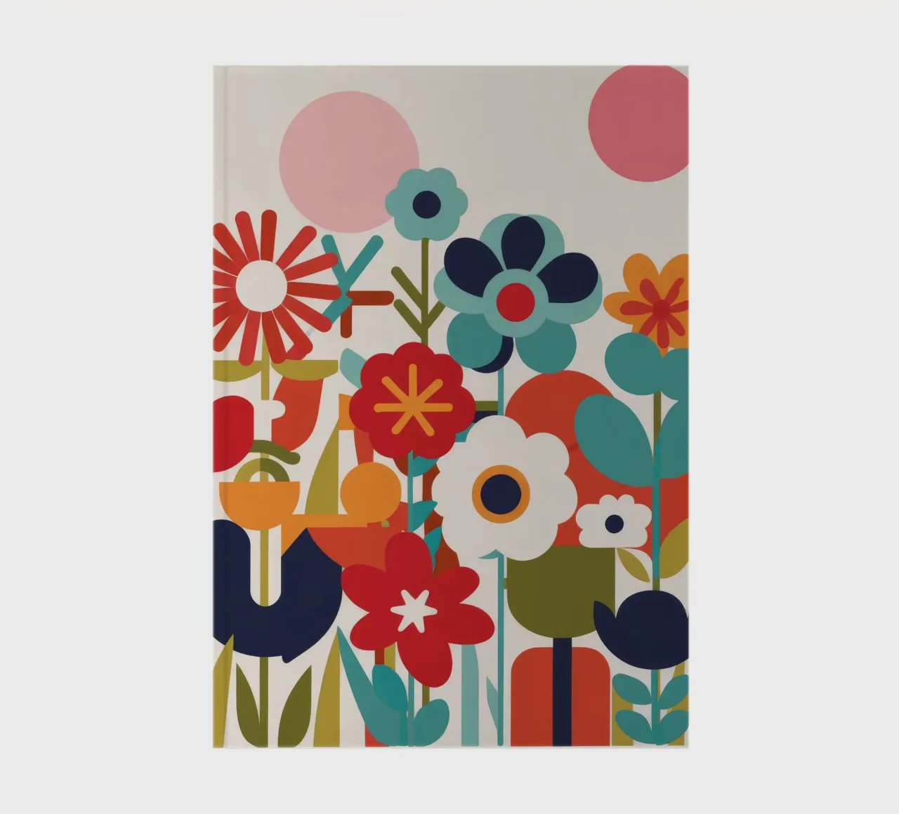 Chaotic Joyful Garden notebook by Moonlite Desire