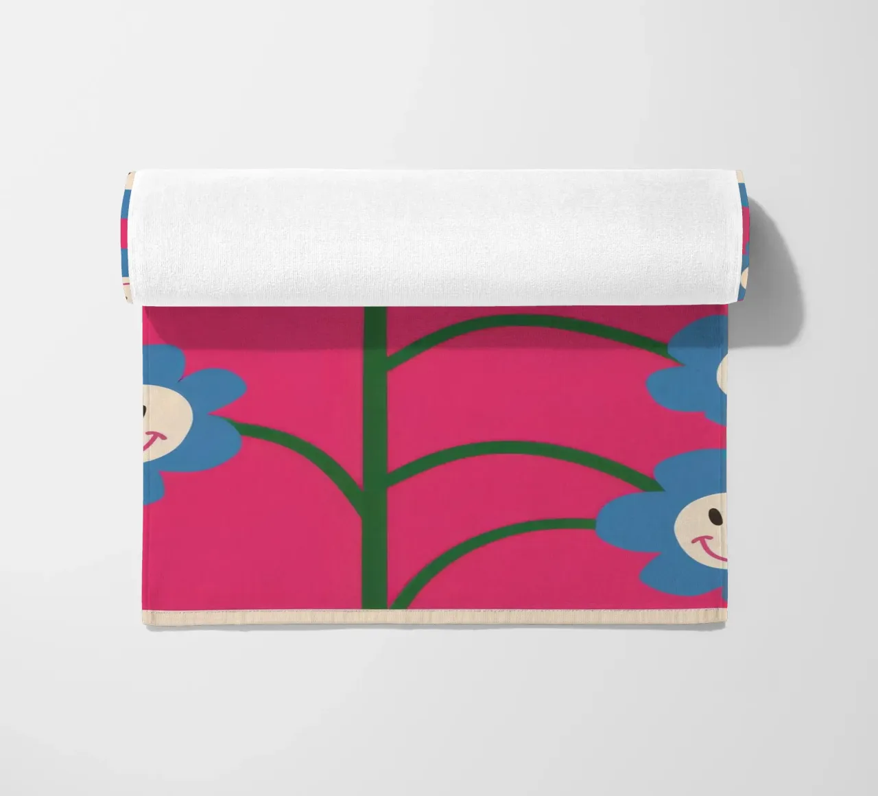 Fiori di Faccia Felice telo mare da Moonlite Desire