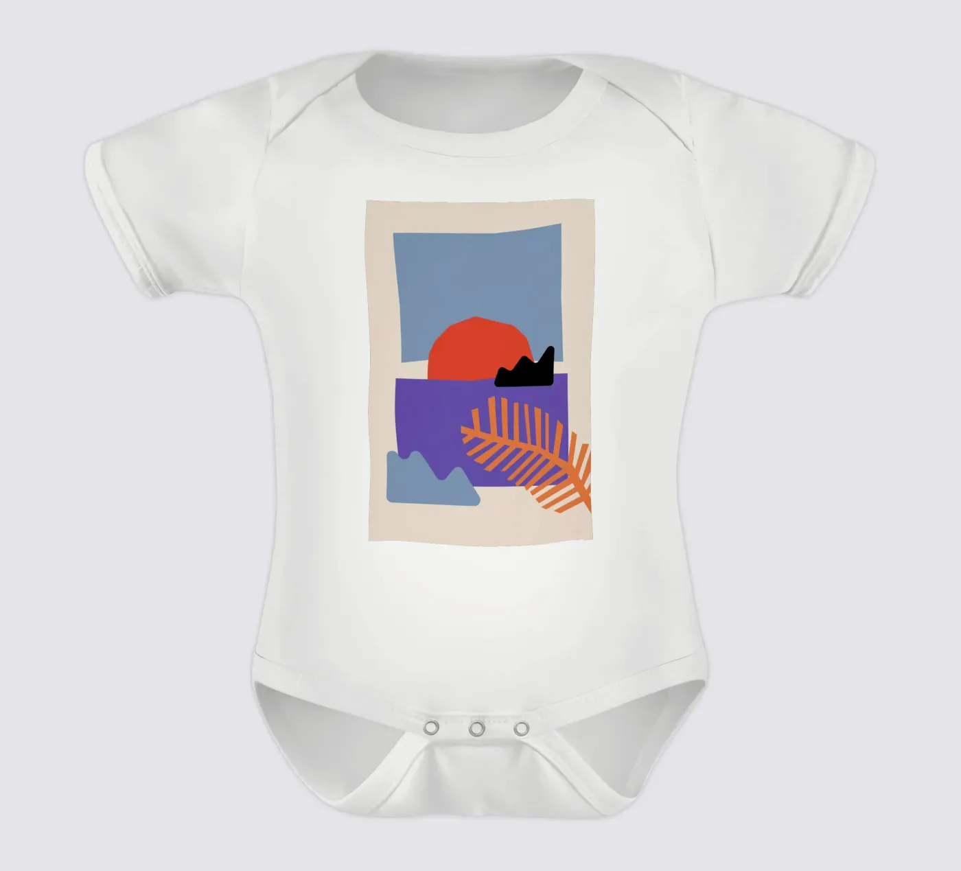 Sunset Kurzarm Babybody von Pure