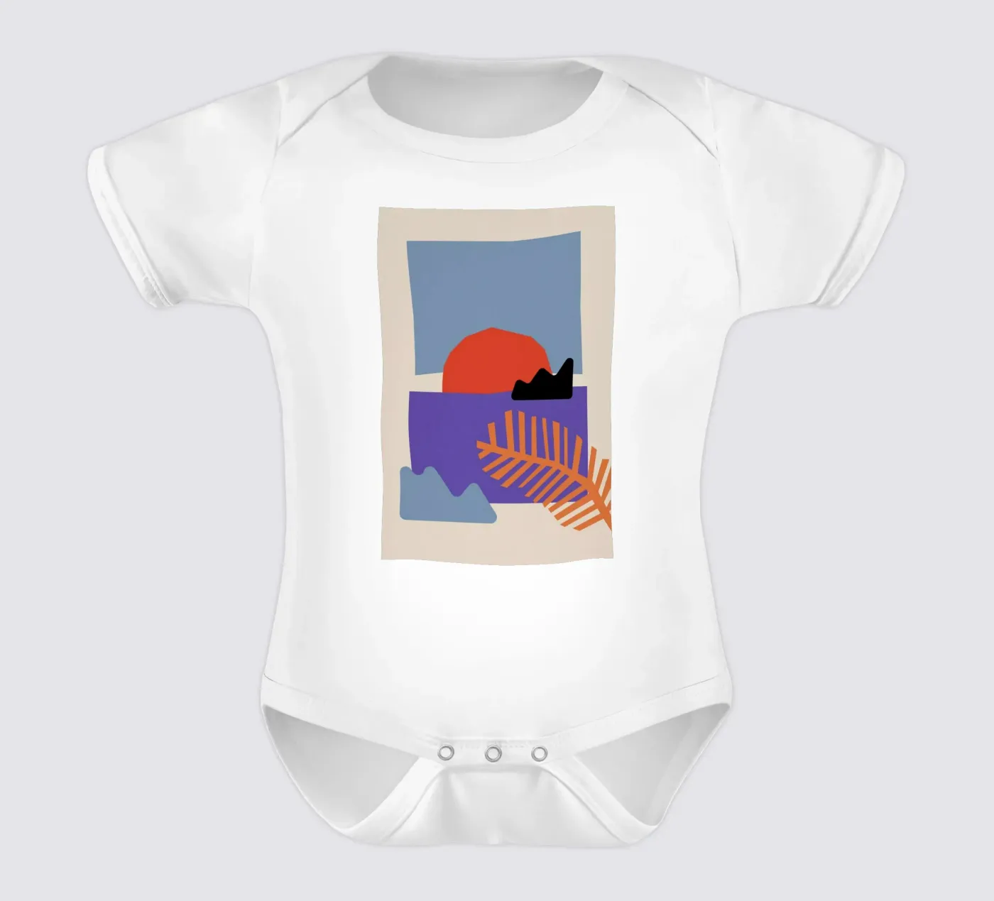 Sunset Kurzarm Babybody von Pure