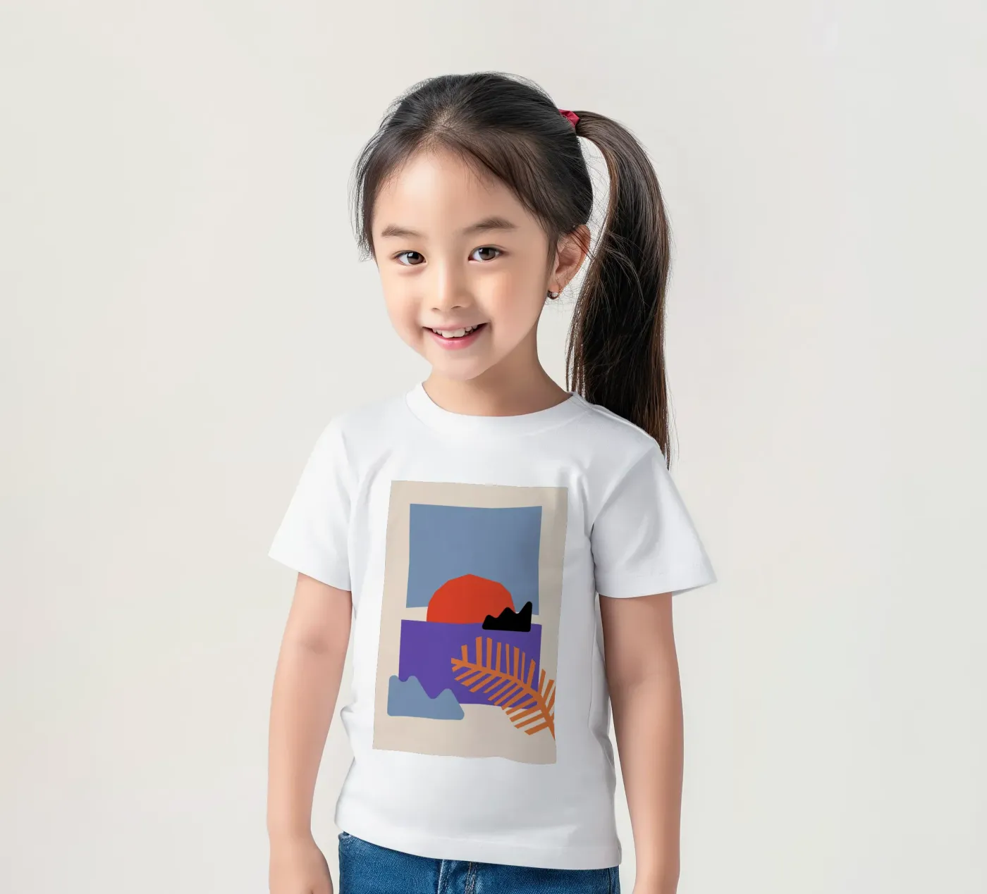 Sunset kinder t-shirt van Pure