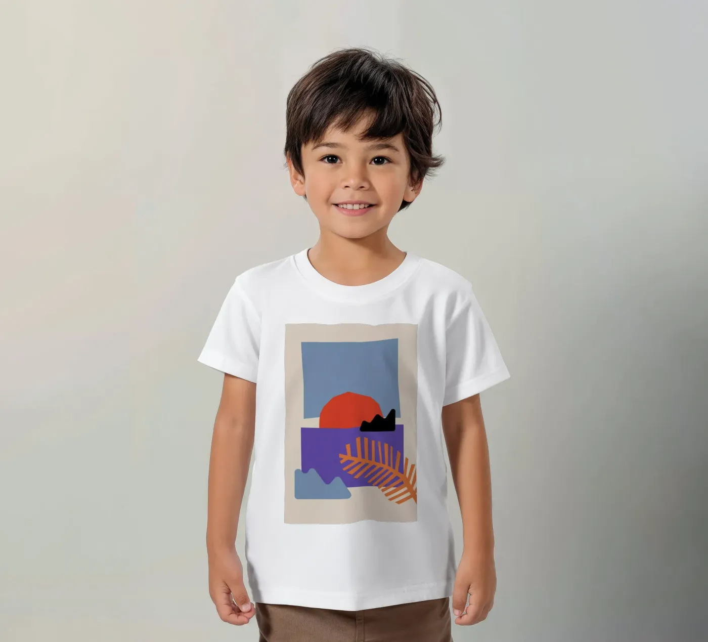 Sunset kinder t-shirt van Pure