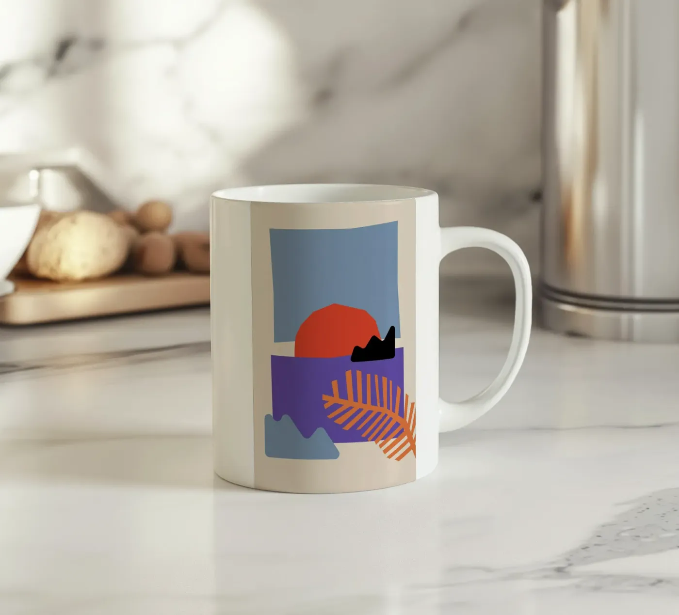 Sunset ceramic mug by Pure