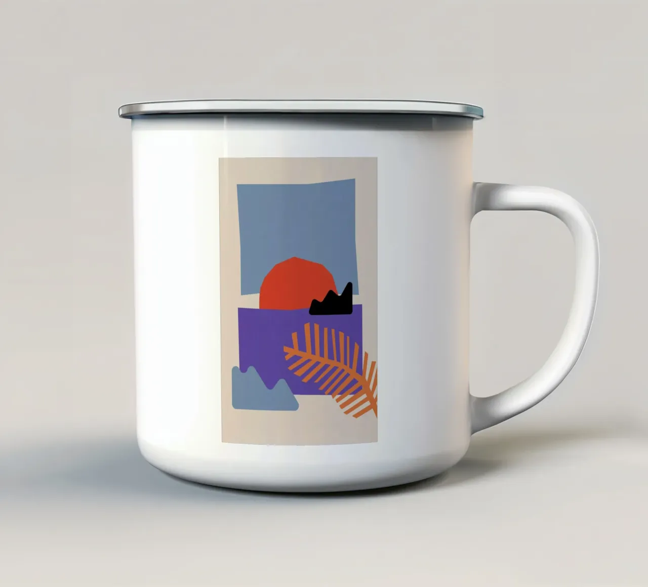 Sunset tazza in smalto da Pure