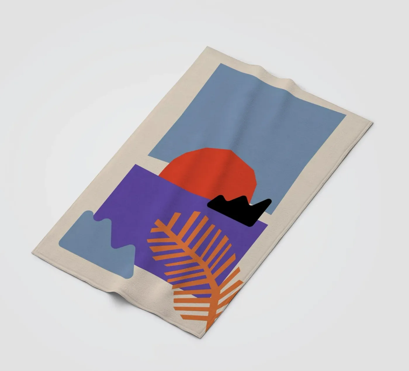 Sunset fleece blanket by Pure