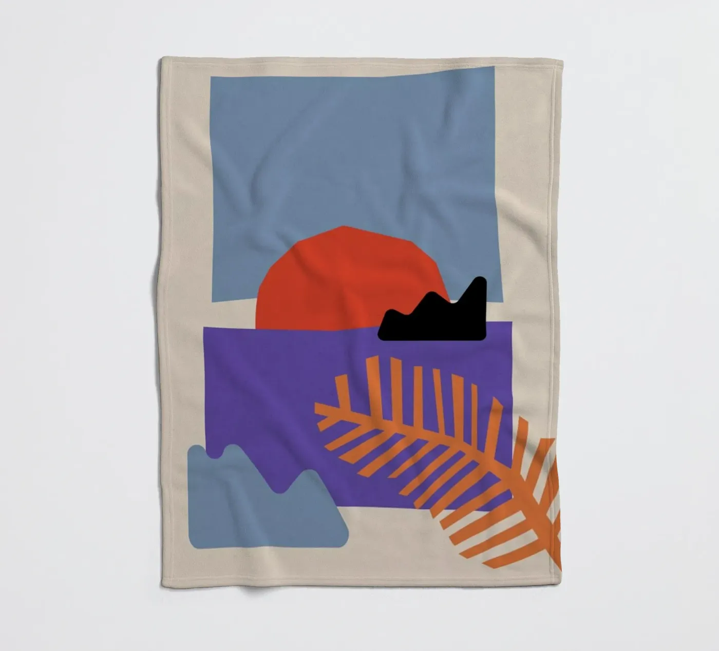 Sunset fleece blanket by Pure