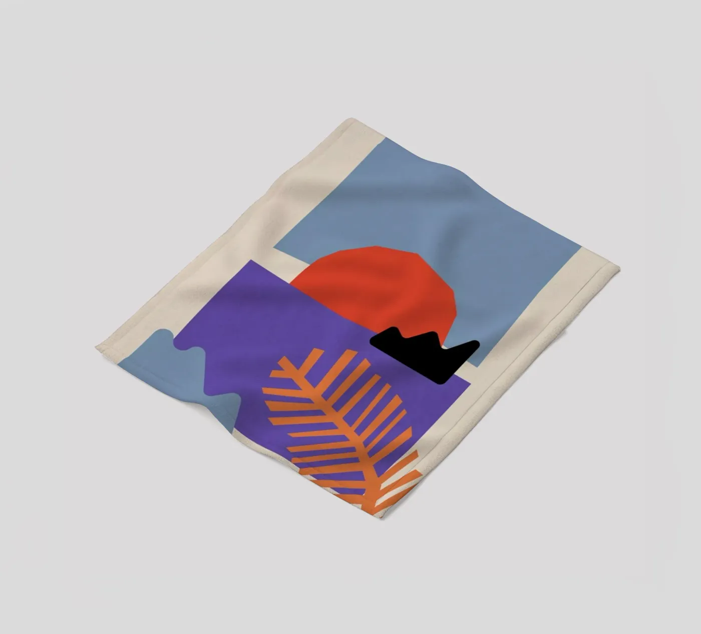 Sunset fleece blanket by Pure