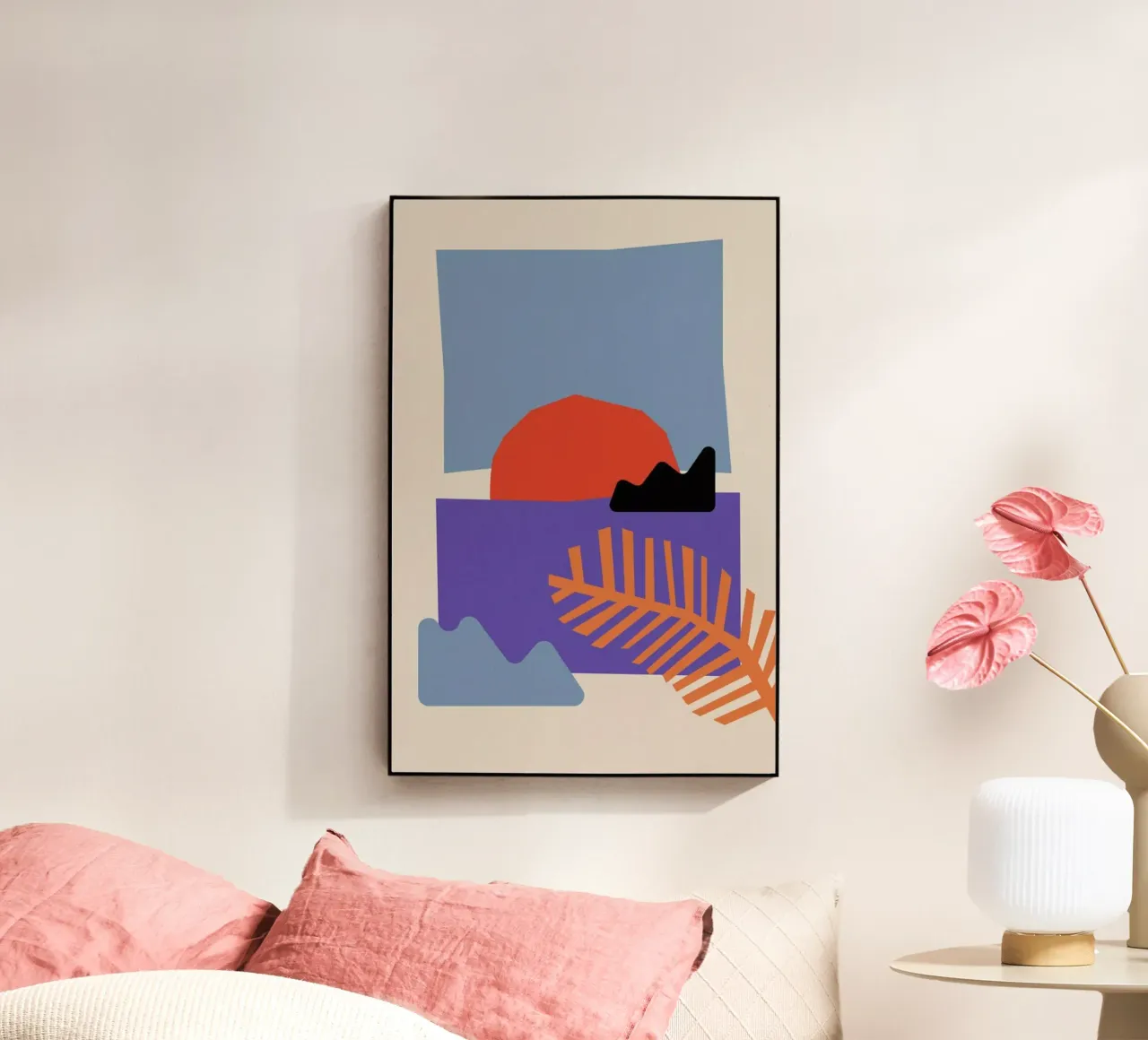 Sunset acryl van Pure