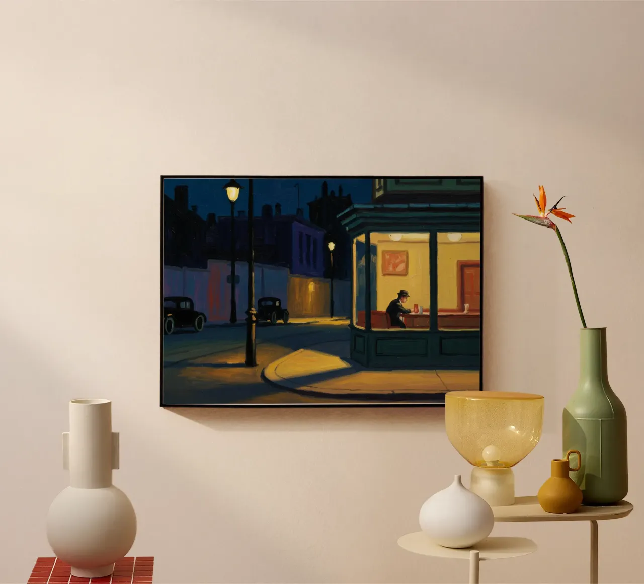 Vecchi falchi della notte plexiglass da Art Center