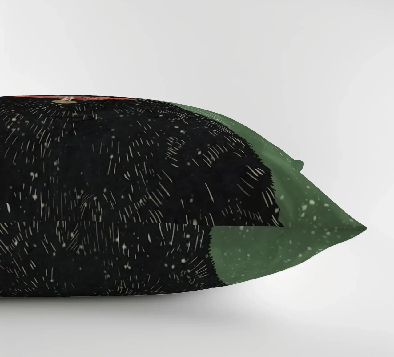 Black Cat 5 decorative cushion by ThingDesign