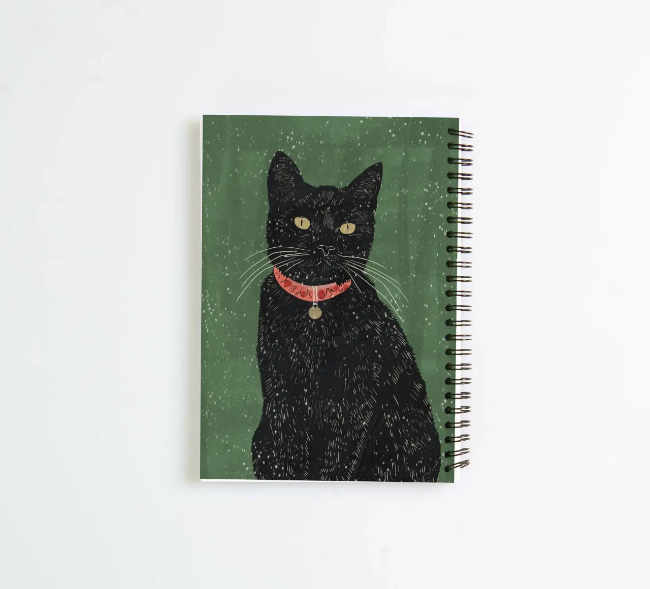 Black Cat 5 spiral notebook by ThingDesign