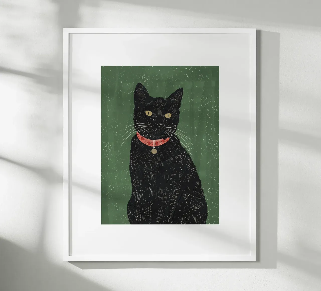Gatto nero 5 carta hahnemühle da ThingDesign