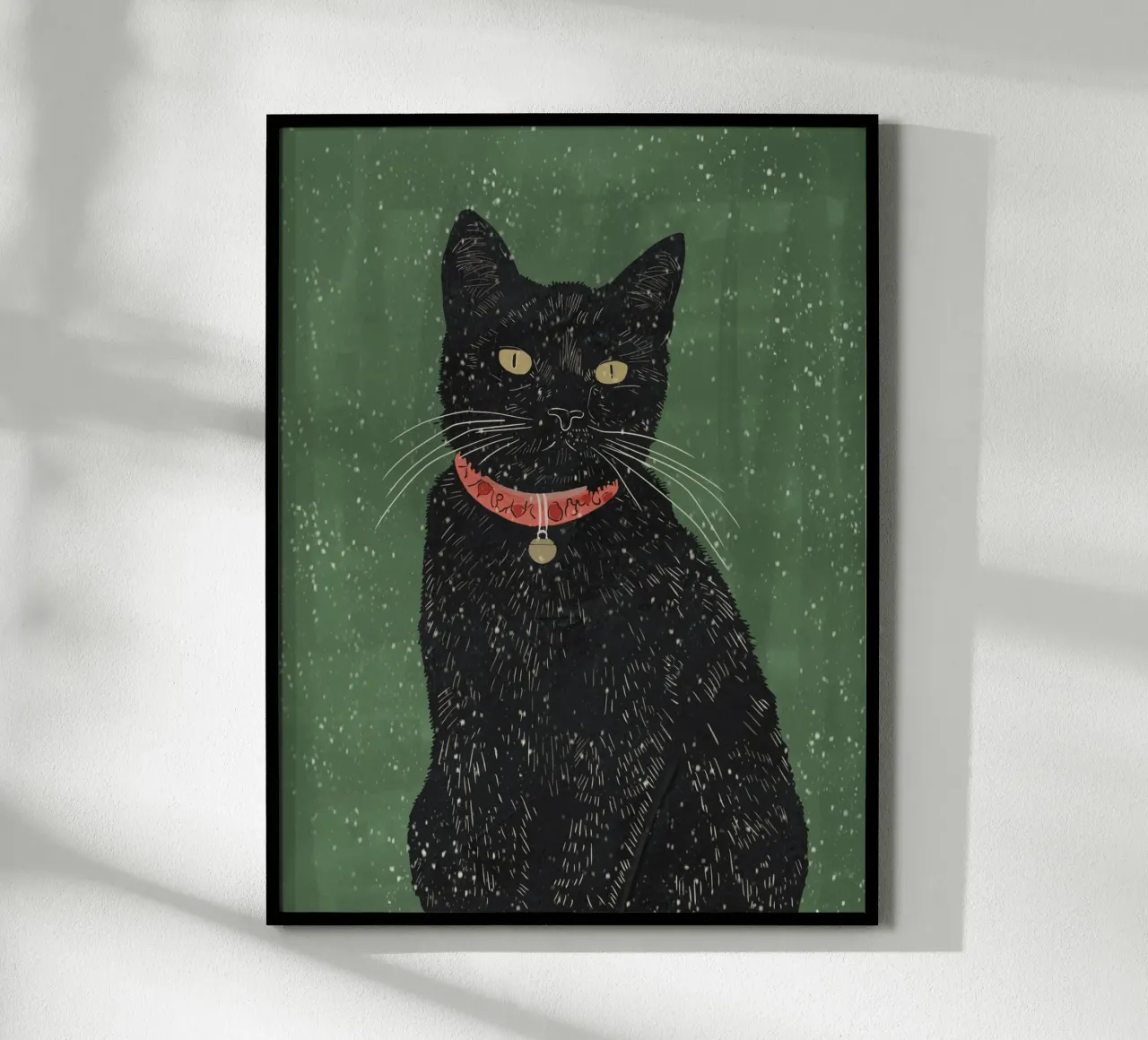Gatto nero 5 carta hahnemühle da ThingDesign