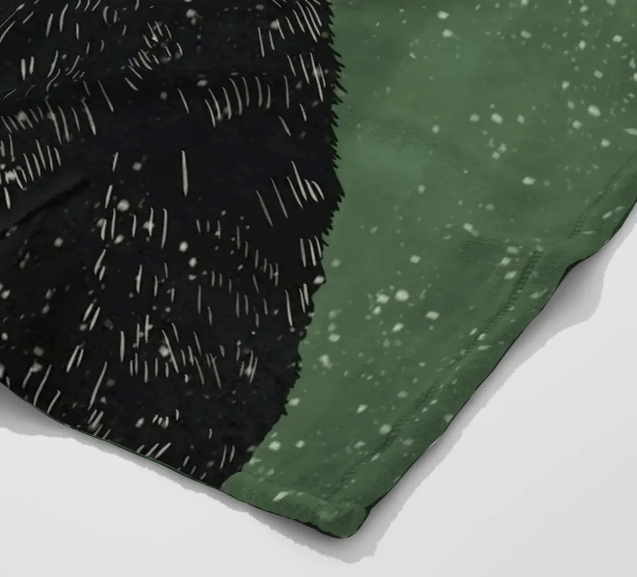Gatto nero 5 coperta in pile da ThingDesign