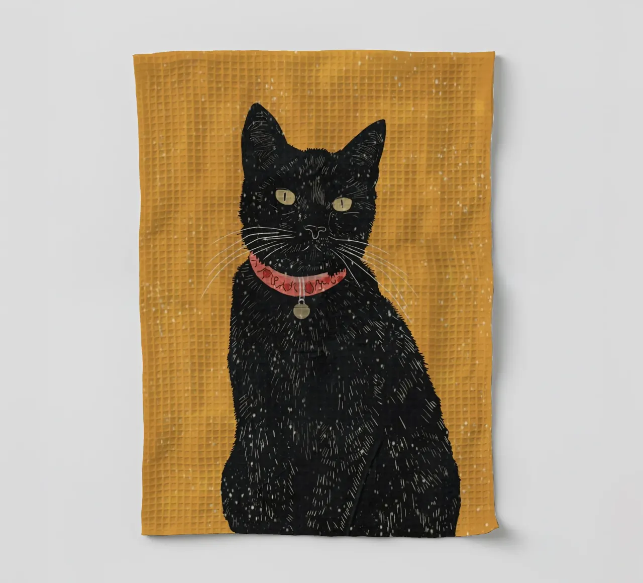 Chat noir 7 torchon de ThingDesign