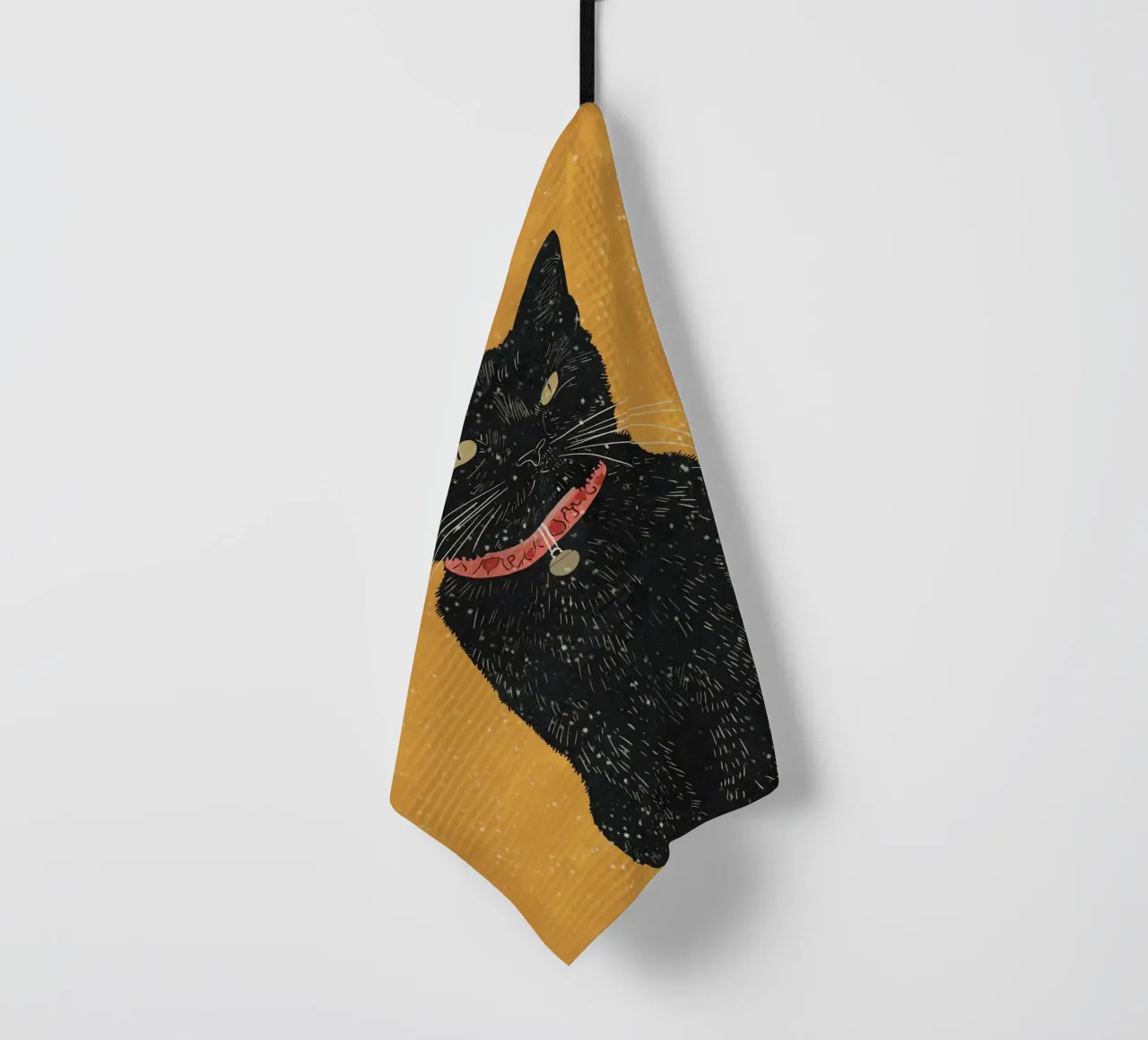 Chat noir 7 torchon de ThingDesign